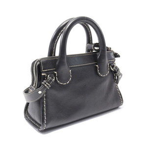 Chloe Edith Black Leather Handbag
